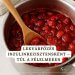 Cukormentes lekvárfőzés inzulinrezisztensként