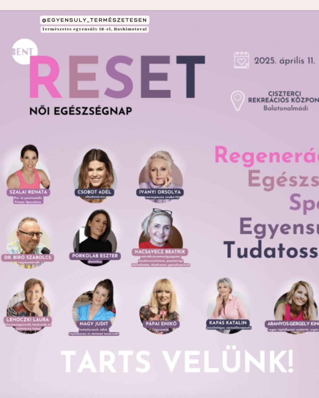 Reset női egészségnap